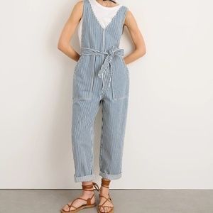 Alex Mill Ollie Overall Railroad Stripe - Indigo Ivory